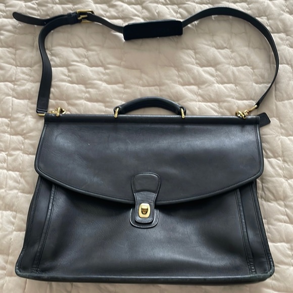 Coach Bags Vintage Coach Leather Briefcase Poshmark